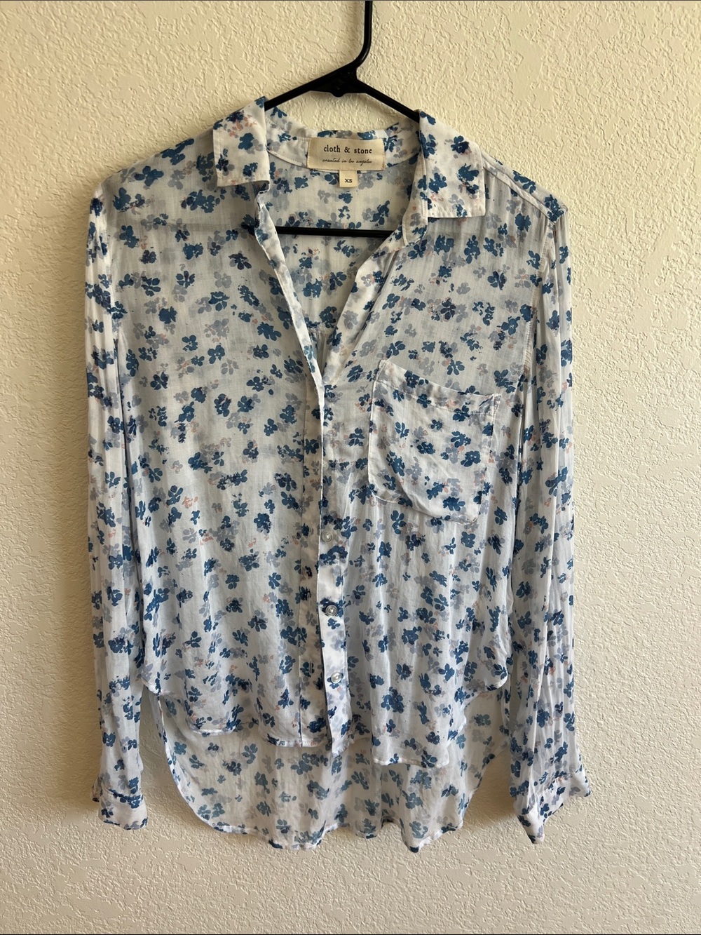 Cloth & Stone Floral Button Down Shirt